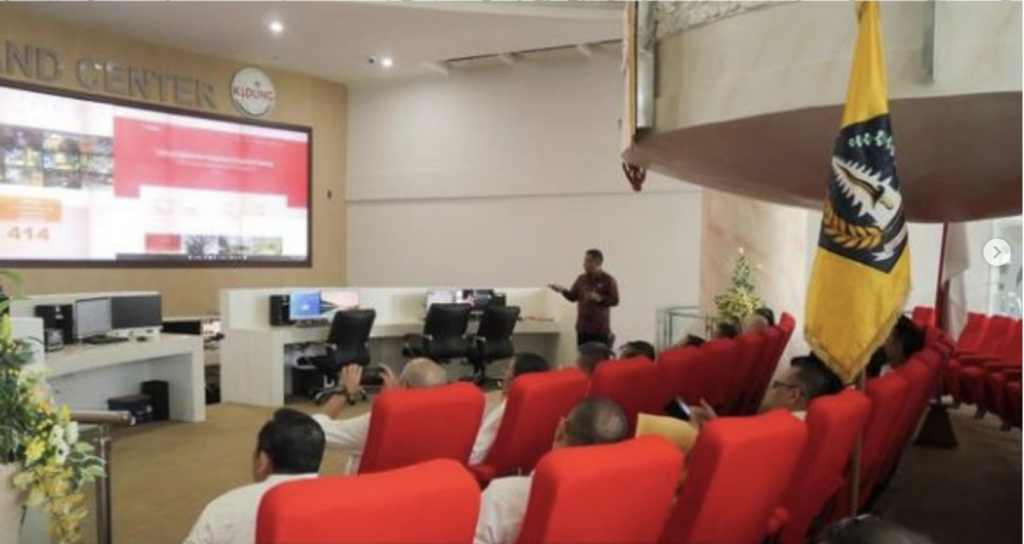 Menerima kunjungan sekaligus menjadi narasumber Pelatihan Kepemimpinan Administrator ( PKA ) angkatan VIII Pemerintah Provinsi Jambi dan Sulawesi Selatan th 2023 bertempat di Command Center Kominfo Badung